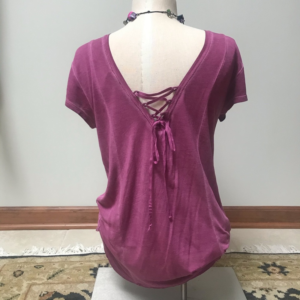 Anthropologie Magenta Top